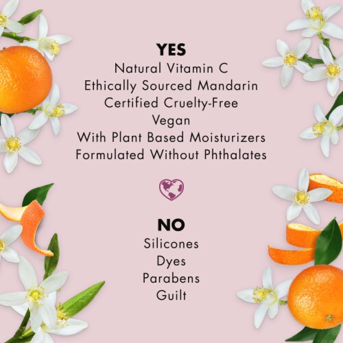 Love Beauty & Planet Paraben-Free Mandarin Body Lotion Perspective: left