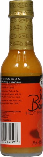 Grace Scotch Bonnet Hot Pepper Sauce Perspective: left