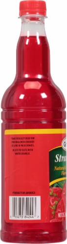 Grace® Strawberry Flavored Syrup Perspective: left