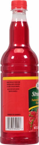 Grace® Strawberry Flavored Syrup Perspective: left
