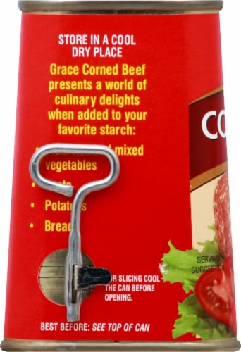 Grace® Canned Corned Beef Perspective: left