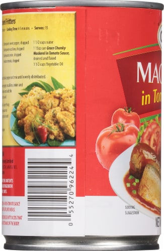 Grace® Mackerel in Tomato Sauce Perspective: left