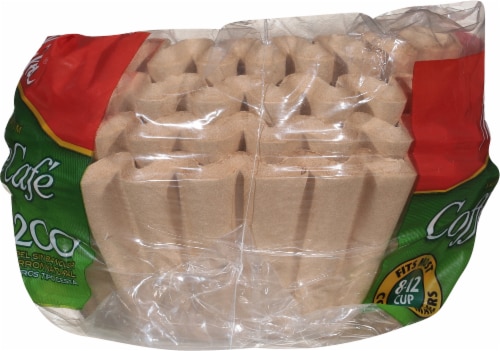 Melitta Paper Basket Coffee Filters - Natural Brown Perspective: left