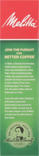 Melitta #4 Bamboo Cone Coffee Filters Perspective: left