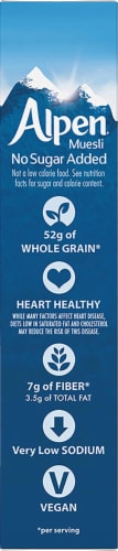 Alpen® No Sugar Added Muesli Cereal Perspective: left