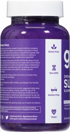 Goli® Nutrition Sleep Gummies Perspective: left
