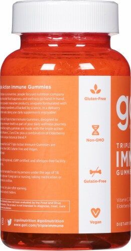 Goli® Nutrition Immunity Support Gummies Perspective: left