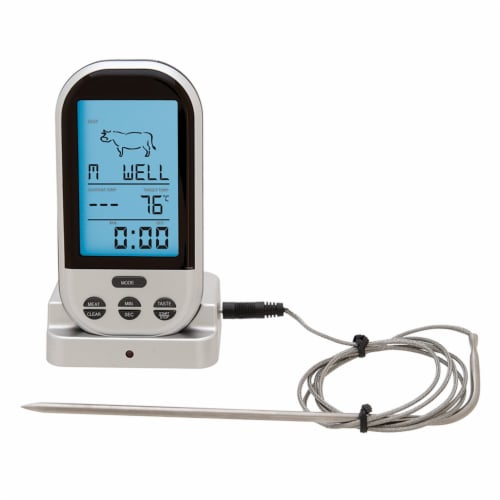 Wireless Meat Thermometer Perspective: left