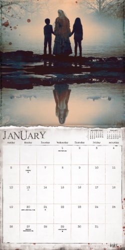 Trends 2025 Horror Collection Wall Calendar Perspective: left