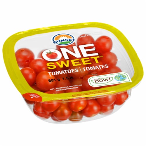 Sunset® One Sweet® Tomatoes Perspective: left