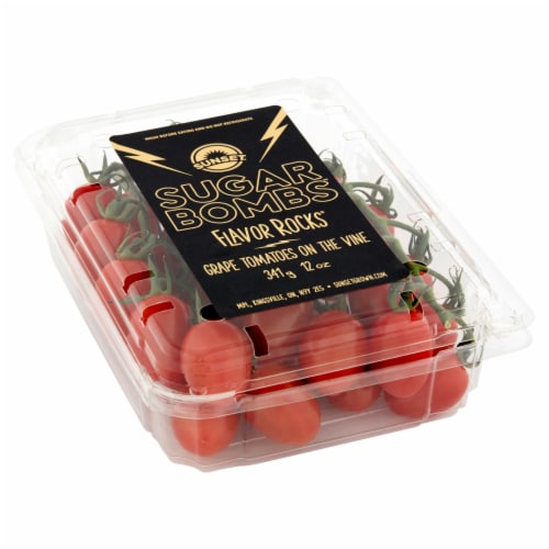 Sunset® Sugar Bombs™ Grape Tomatoes Perspective: left