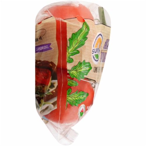 Organic Tomatoes on the Vine in 1lb Bag Perspective: left