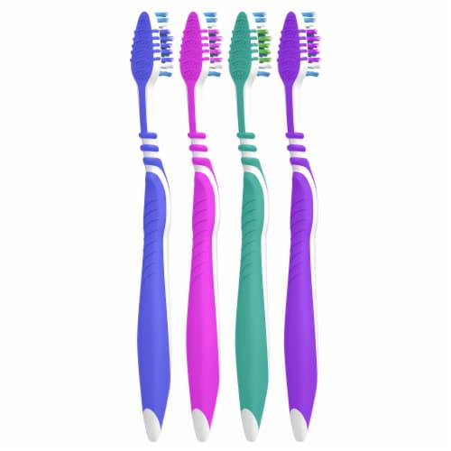 Colgate® Zig Zag® Deep Clean Soft Manual Toothbrush Value Pack Perspective: left