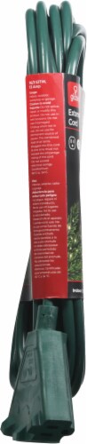 Globe® Indoor/Outdoor Grounded Extension Cords - Green Perspective: left