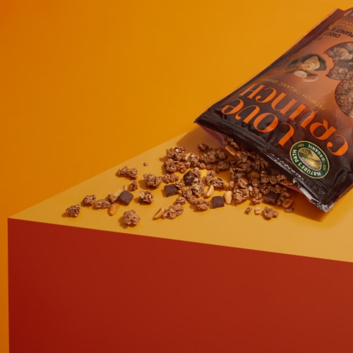 Nature's Path Love Crunch Dark Chocolate & Peanut Butter Granola Perspective: left