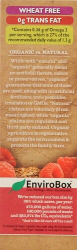 Nature's Path Organic Berry Strawberry Granola Bars Perspective: left