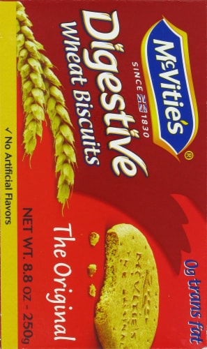 McVitie's Original Digestive Wheat Biscuits Perspective: left
