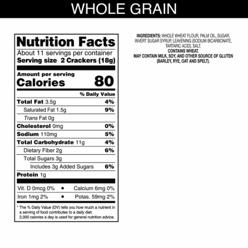 Carr's® Whole Wheat Snack Crackers Perspective: left