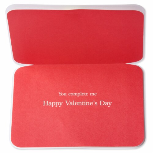 Papyrus Heart Puzzle Greeting Card Perspective: left