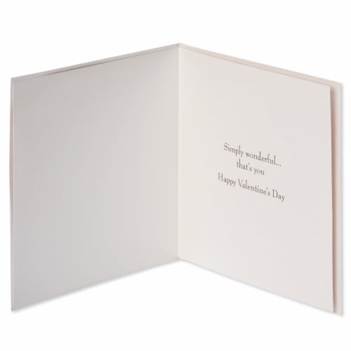 Papyrus Heart Shaped Balloon Embroidered Greeting Card Perspective: left