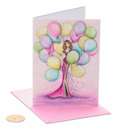Papyrus (S15) Balloons Birthday Card Perspective: left