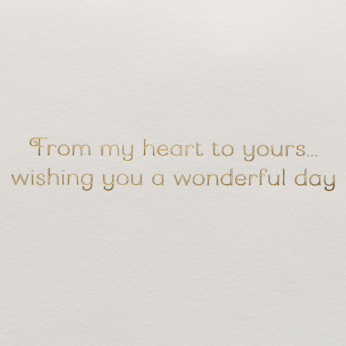 Papyrus (S4) Floral Valentine's Day Card Perspective: left