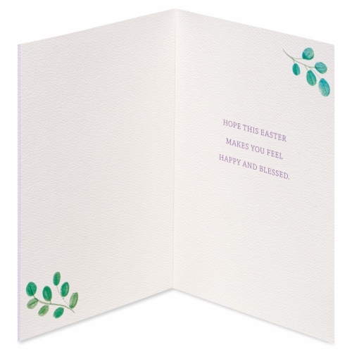 American Greetings Easter Card #58, Cross Perspective: left