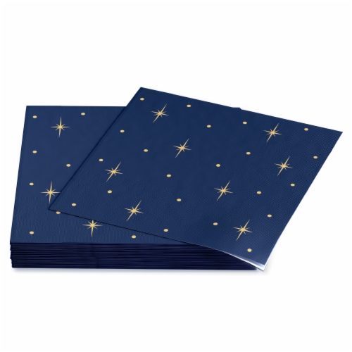 American Greetings All Occasion Lunch Napkins Gold Stars Perspective: left