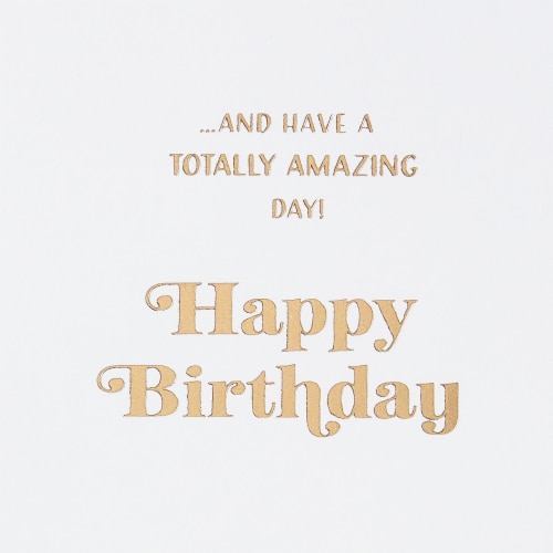 American Greetings Birthday Card, Wish Big Perspective: left