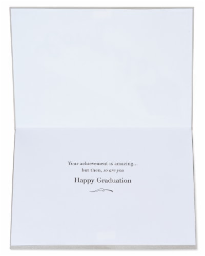 Papyrus #55 Congratulations Graduation Card (Amazing Achievement) Perspective: left