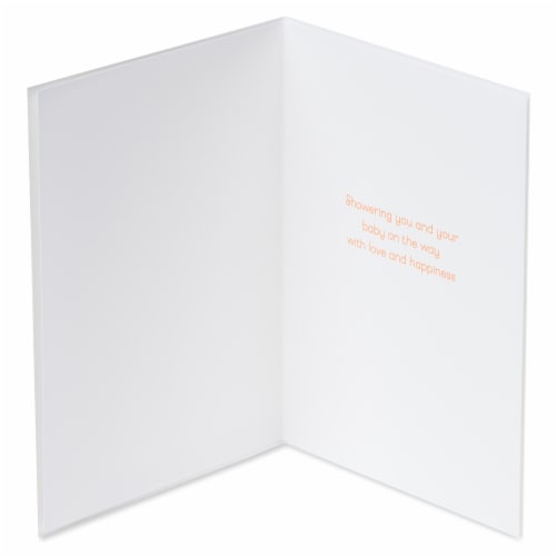 Papyrus Baby Shower Card #55, Love and Happiness Perspective: left