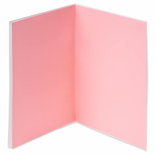 Papyrus Blank Card #54, Floral Disco Ball Perspective: left