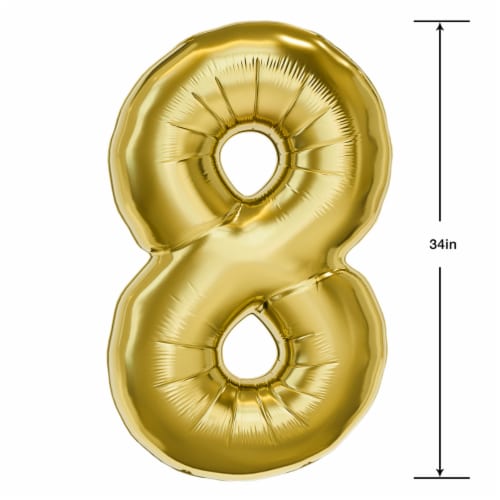 34in Number 8 Balloon 34in Number 8 Balloon