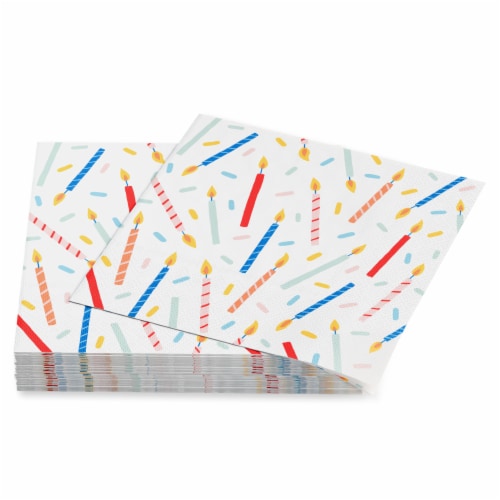 American Greetings Napkin 20 Count - Birthday Candles Perspective: left