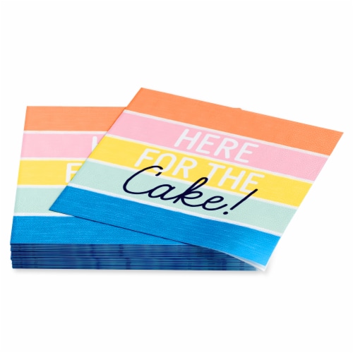 American Greetings Napkin 20 Count - Here for the Cake Perspective: left