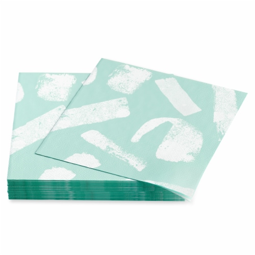American Greetings Birthday Beverage Napkins Brush Strokes Perspective: left