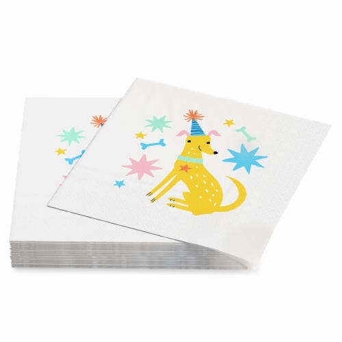 American Greetings Beverage Napkins - Birthday Dog Perspective: left