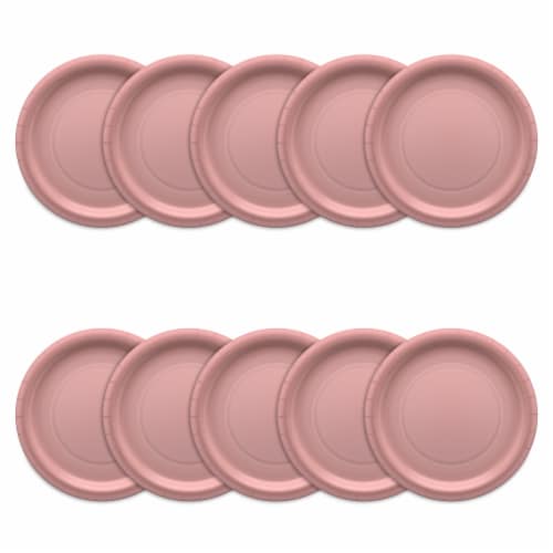 American Greetings All Occasion Paper Plates - Pink Perspective: left