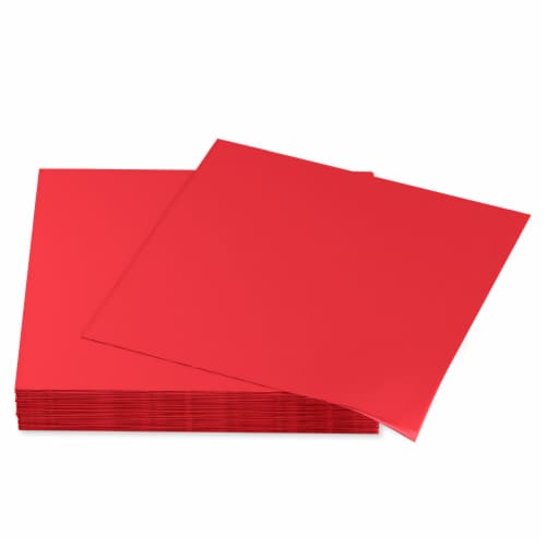 American Greetings 20-Count All Occasion Lunch Napkins, Red Perspective: left