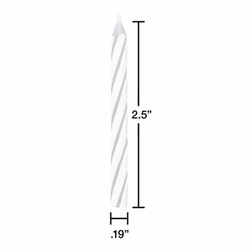 American Greetings Birthday Candles Spiral White Perspective: left