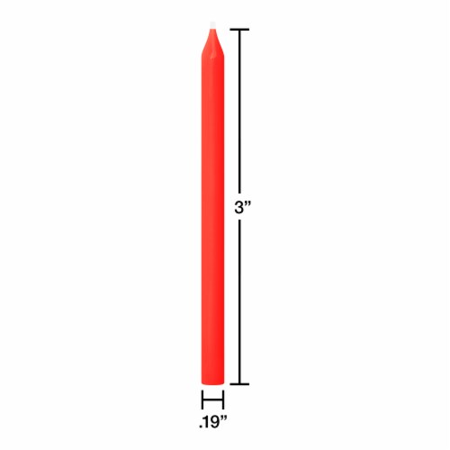 American Greetings Birthday Candles Assorted Warm Colors Perspective: left