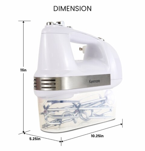 Kenmore 5-Speed Hand Mixer Perspective: left