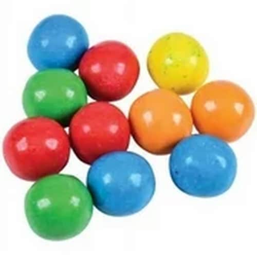 Dubble Bubble Assorted Fruit Gum Balls Perspective: left