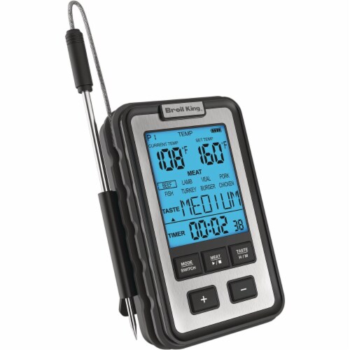 Broil King Digital Side Shelf Dual Probe Thermometer 61935 Perspective: left
