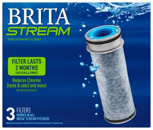 Brita Stream Replacement Water Filter Perspective: left