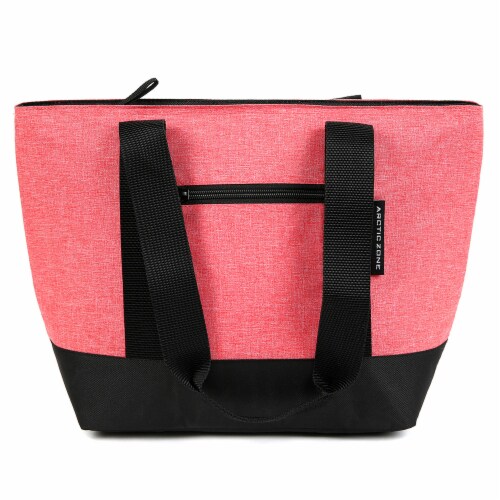 Arctic Zone Insulated Fashion Tote - Black/Red Perspective: left