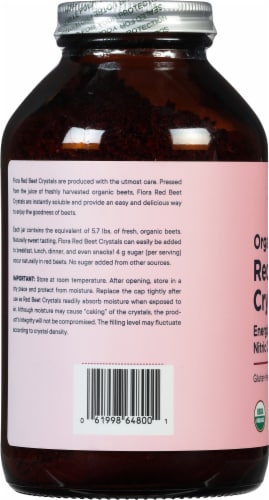 Flora Organic Red Beet Crystals Perspective: left