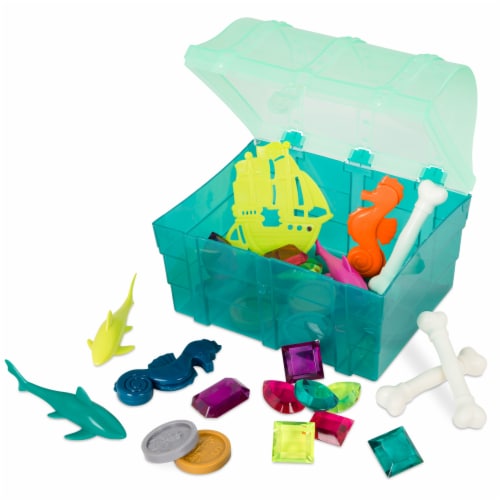 B. Toys Treasures Ahoy! Pirate Pool Toys Perspective: left