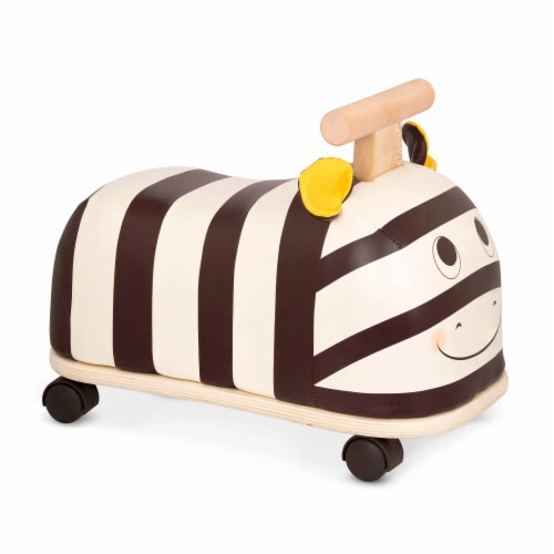 Battat Wooden Ride-On Zippity Zebra Perspective: left