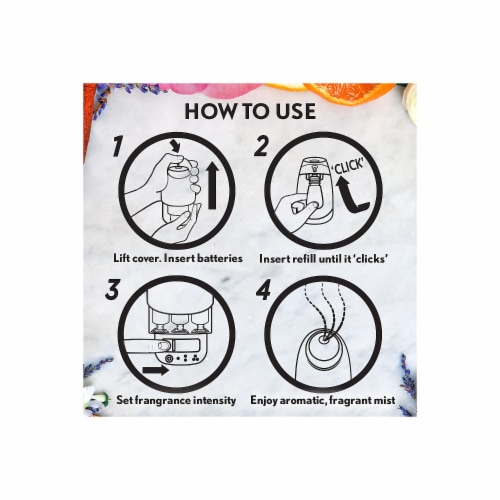 AIR WICK Essential Mist Starter Kit Free Refill 24382696 Perspective: left